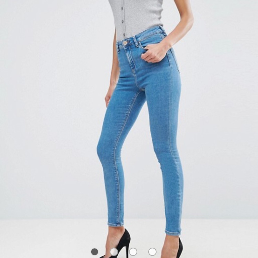 ASOS Ridley high waist skinny jeans